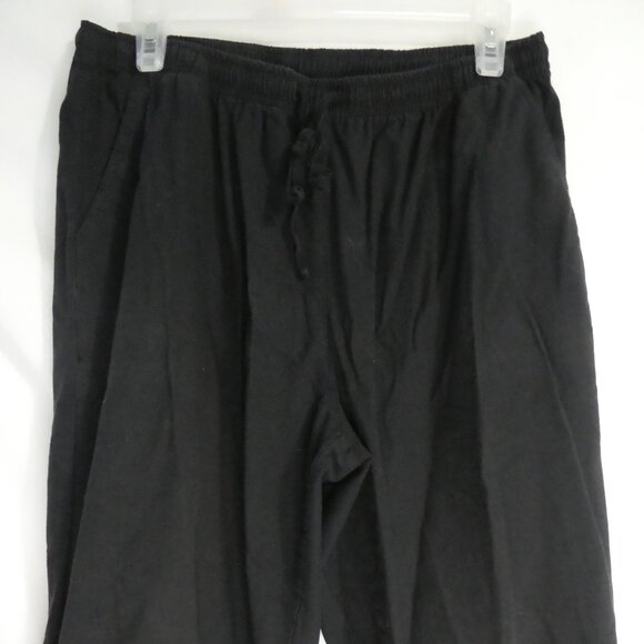 CATHY DANIELS | large | 100% Cotton | Black Bermuda - Long Shorts | Pockets - Picture 5 of 16